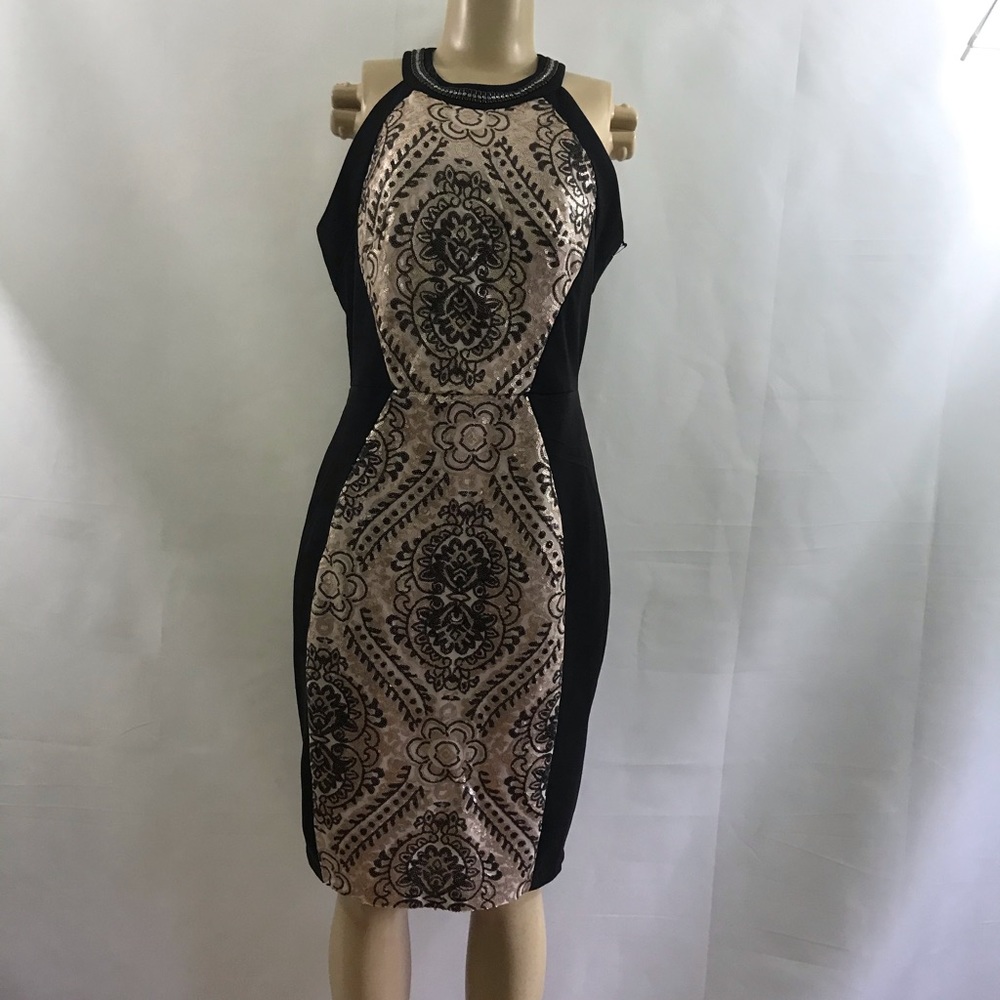 NWT JAX Fitted chic sexy body con midi dress
